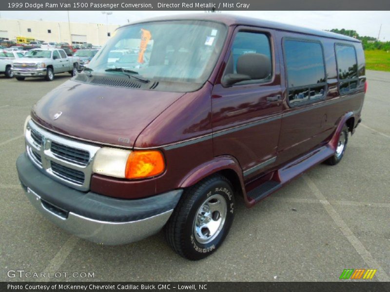 Front 3/4 View of 1999 Ram Van 1500 Passenger Conversion