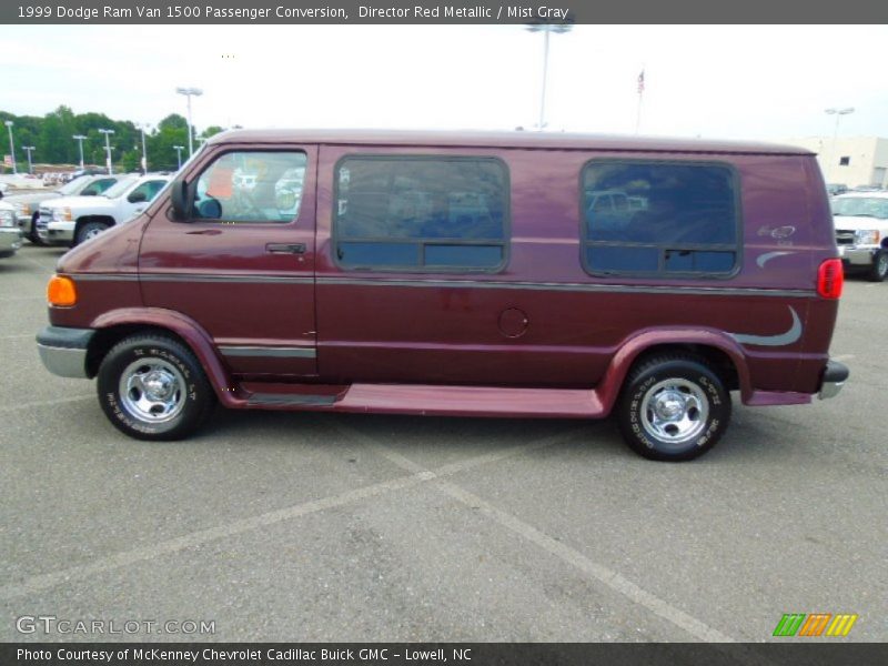 Director Red Metallic / Mist Gray 1999 Dodge Ram Van 1500 Passenger Conversion