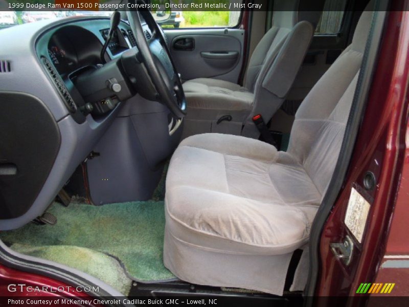 Front Seat of 1999 Ram Van 1500 Passenger Conversion