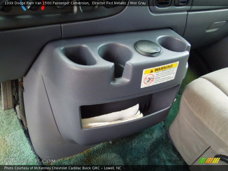 Director Red Metallic / Mist Gray 1999 Dodge Ram Van 1500 Passenger Conversion