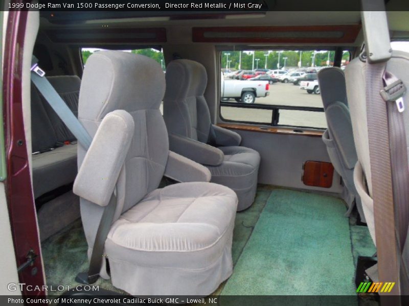Rear Seat of 1999 Ram Van 1500 Passenger Conversion