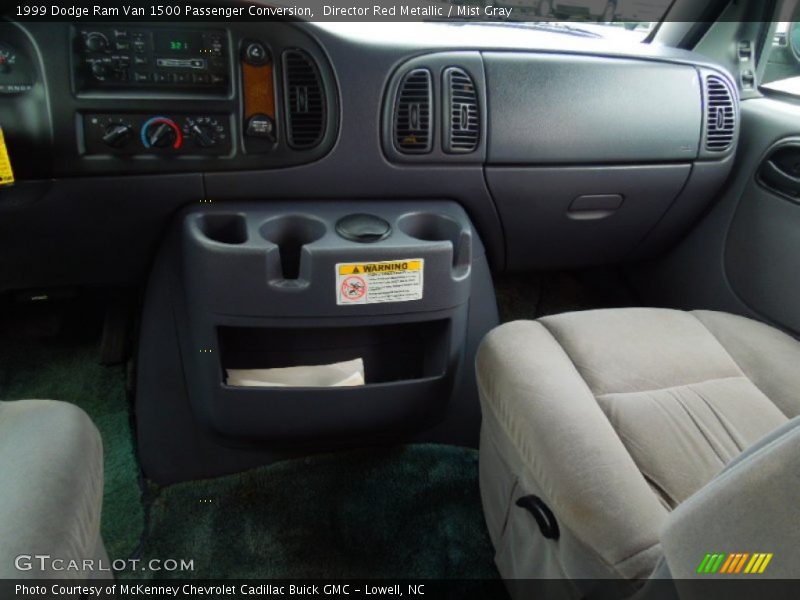 Director Red Metallic / Mist Gray 1999 Dodge Ram Van 1500 Passenger Conversion