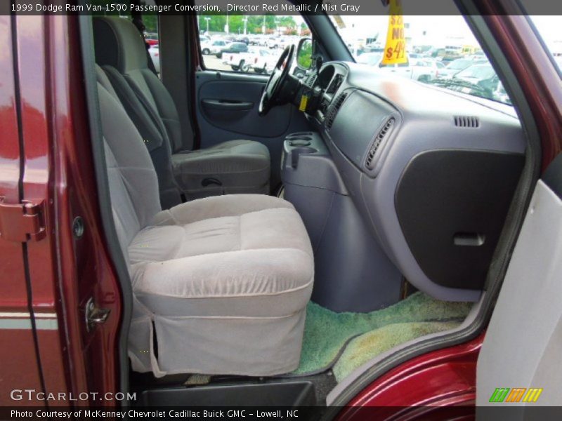 Director Red Metallic / Mist Gray 1999 Dodge Ram Van 1500 Passenger Conversion