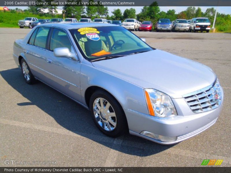 Blue Ice Metallic / Very Dark Cashmere/Cashmere 2006 Cadillac DTS Luxury