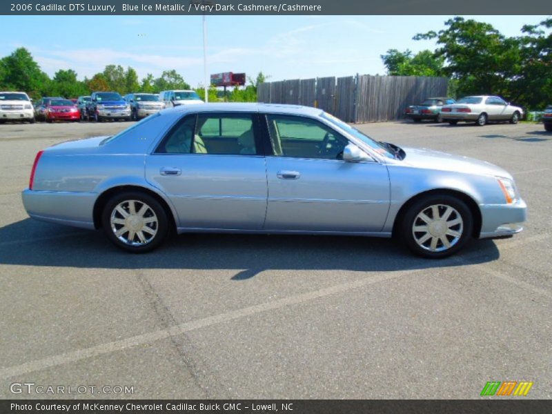 Blue Ice Metallic / Very Dark Cashmere/Cashmere 2006 Cadillac DTS Luxury