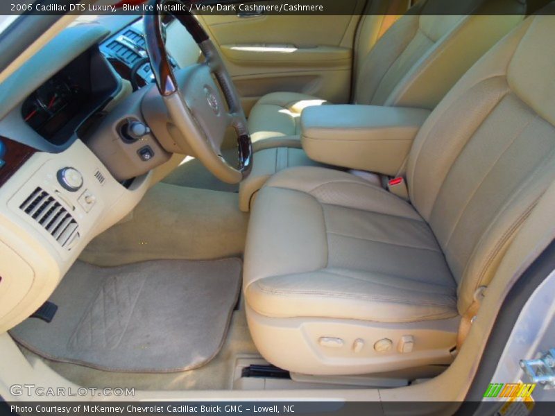 Blue Ice Metallic / Very Dark Cashmere/Cashmere 2006 Cadillac DTS Luxury