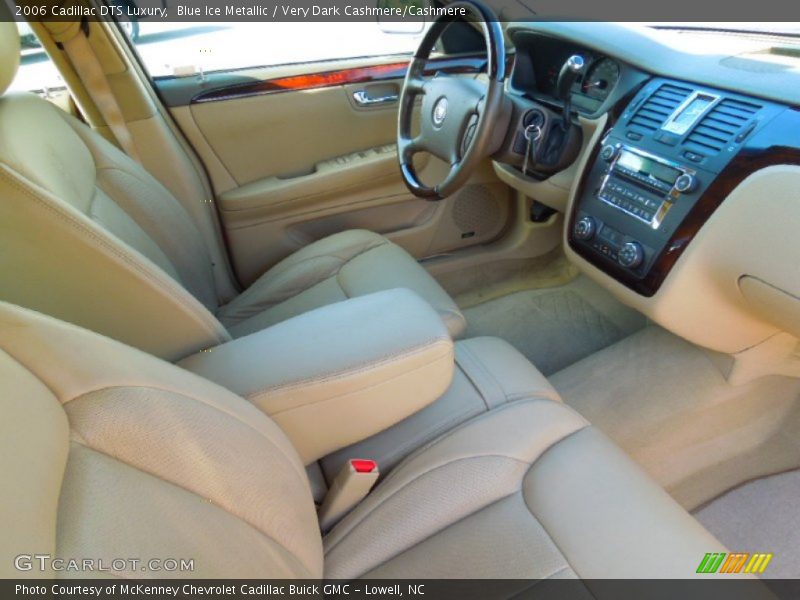 Blue Ice Metallic / Very Dark Cashmere/Cashmere 2006 Cadillac DTS Luxury