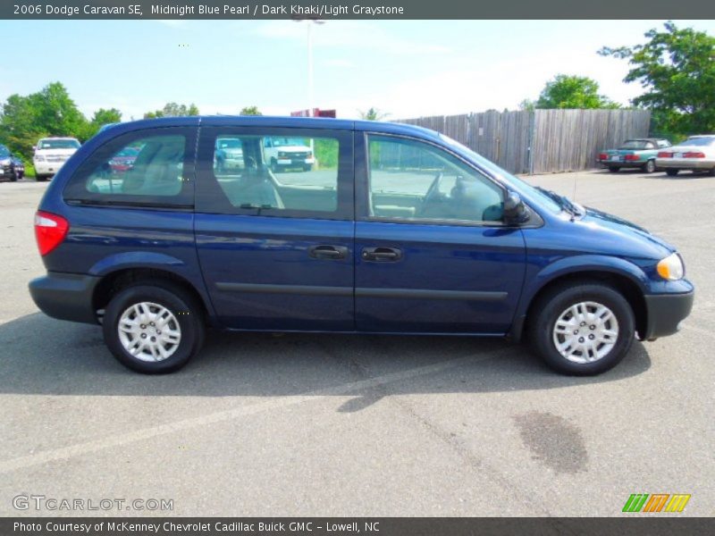 Midnight Blue Pearl / Dark Khaki/Light Graystone 2006 Dodge Caravan SE