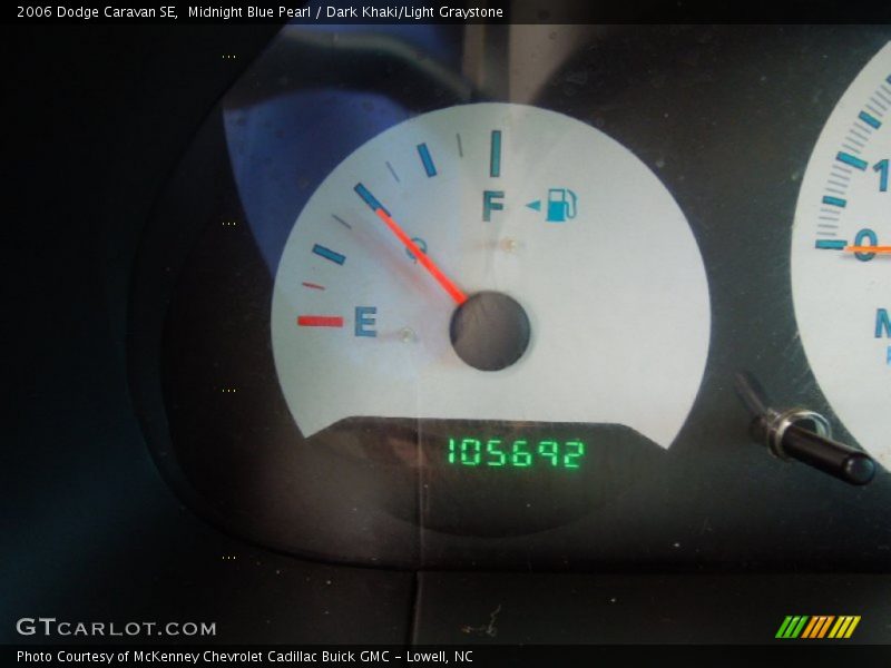 Midnight Blue Pearl / Dark Khaki/Light Graystone 2006 Dodge Caravan SE