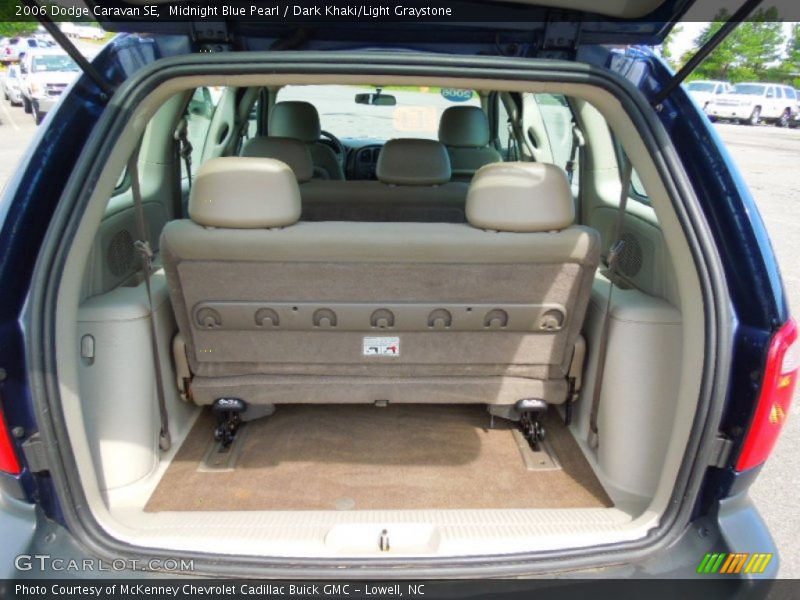 Midnight Blue Pearl / Dark Khaki/Light Graystone 2006 Dodge Caravan SE