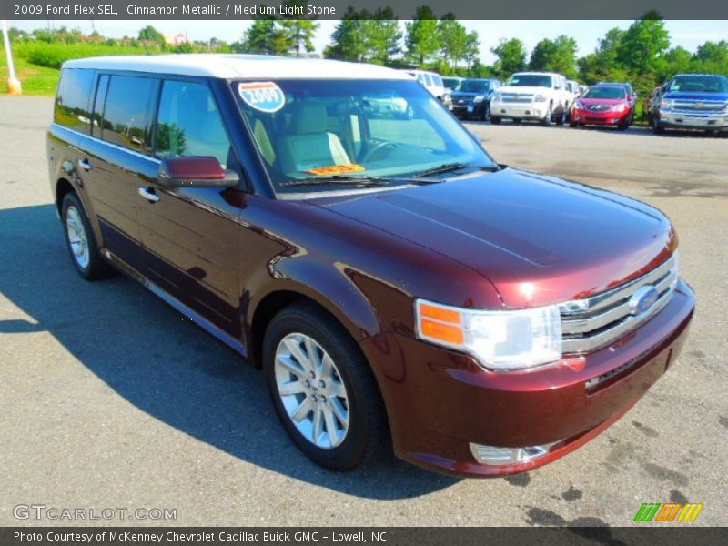 Cinnamon Metallic / Medium Light Stone 2009 Ford Flex SEL