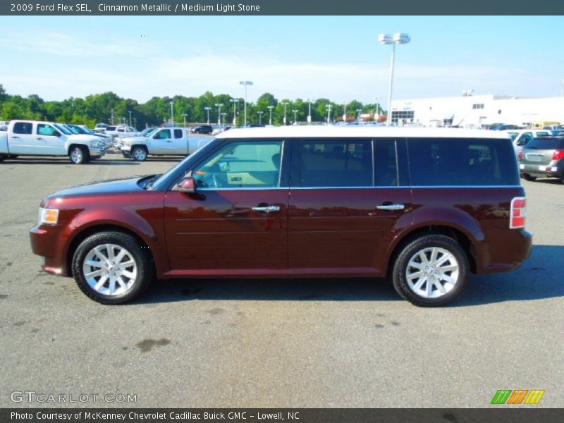 Cinnamon Metallic / Medium Light Stone 2009 Ford Flex SEL