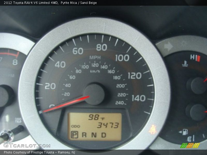Pyrite Mica / Sand Beige 2012 Toyota RAV4 V6 Limited 4WD