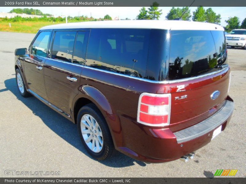 Cinnamon Metallic / Medium Light Stone 2009 Ford Flex SEL