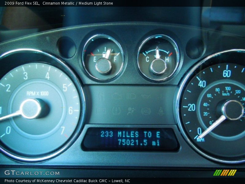 Cinnamon Metallic / Medium Light Stone 2009 Ford Flex SEL