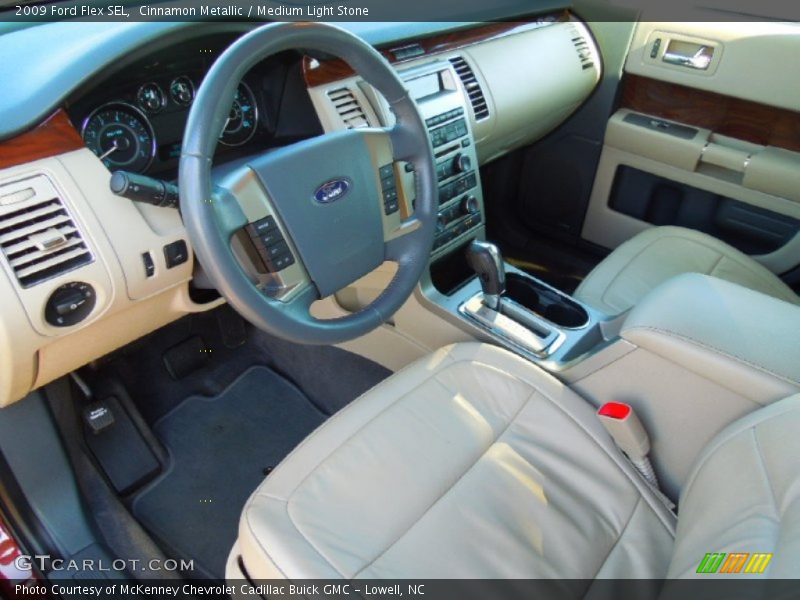 Cinnamon Metallic / Medium Light Stone 2009 Ford Flex SEL