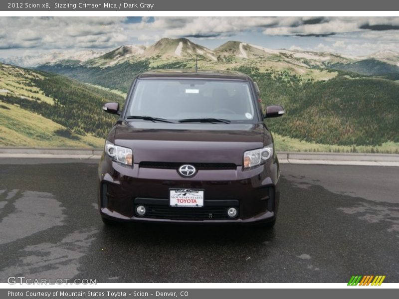 Sizzling Crimson Mica / Dark Gray 2012 Scion xB