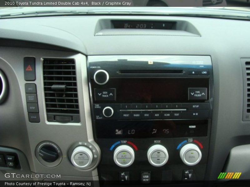Black / Graphite Gray 2010 Toyota Tundra Limited Double Cab 4x4