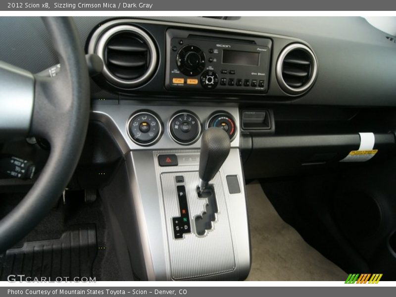 Sizzling Crimson Mica / Dark Gray 2012 Scion xB