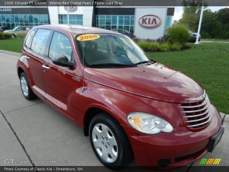 Inferno Red Crystal Pearl / Pastel Slate Gray 2006 Chrysler PT Cruiser