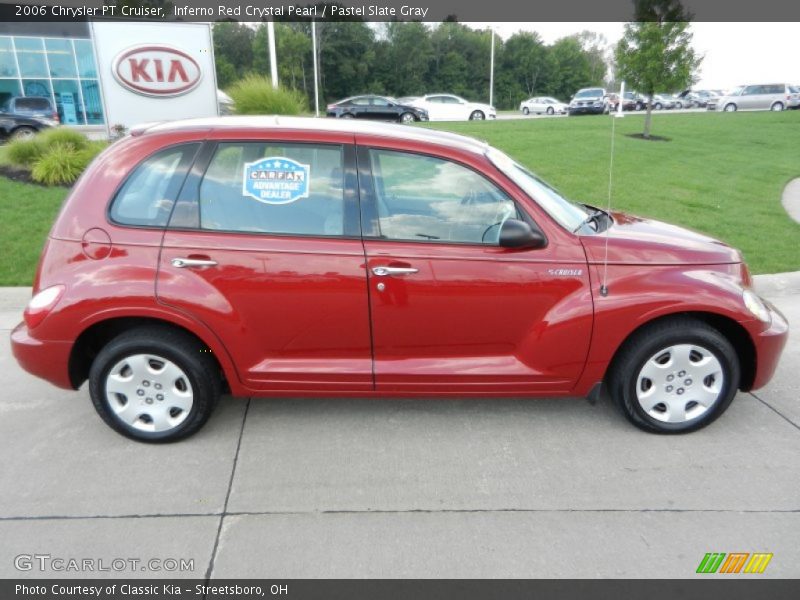 Inferno Red Crystal Pearl / Pastel Slate Gray 2006 Chrysler PT Cruiser