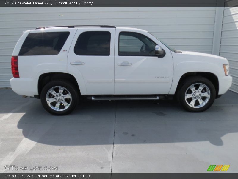 Summit White / Ebony 2007 Chevrolet Tahoe Z71