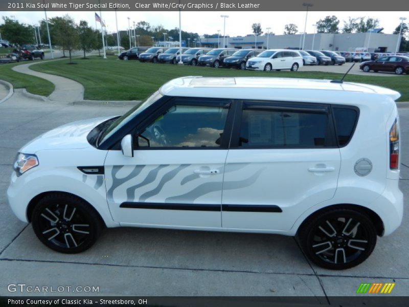  2011 Soul White Tiger Special Edition Clear White/Grey Graphics