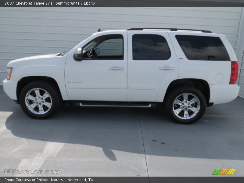 Summit White / Ebony 2007 Chevrolet Tahoe Z71