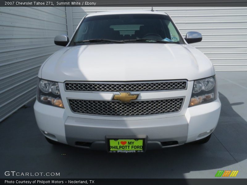 Summit White / Ebony 2007 Chevrolet Tahoe Z71