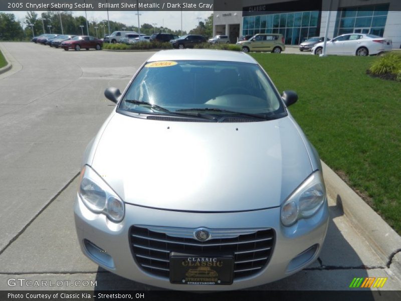 Brilliant Silver Metallic / Dark Slate Gray 2005 Chrysler Sebring Sedan