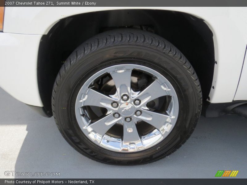 Summit White / Ebony 2007 Chevrolet Tahoe Z71
