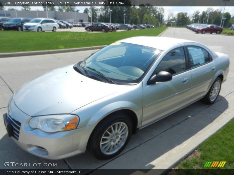 Brilliant Silver Metallic / Dark Slate Gray 2005 Chrysler Sebring Sedan