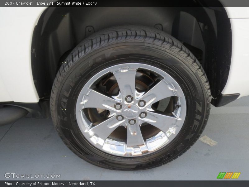 Summit White / Ebony 2007 Chevrolet Tahoe Z71