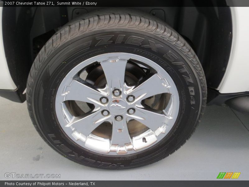 Summit White / Ebony 2007 Chevrolet Tahoe Z71