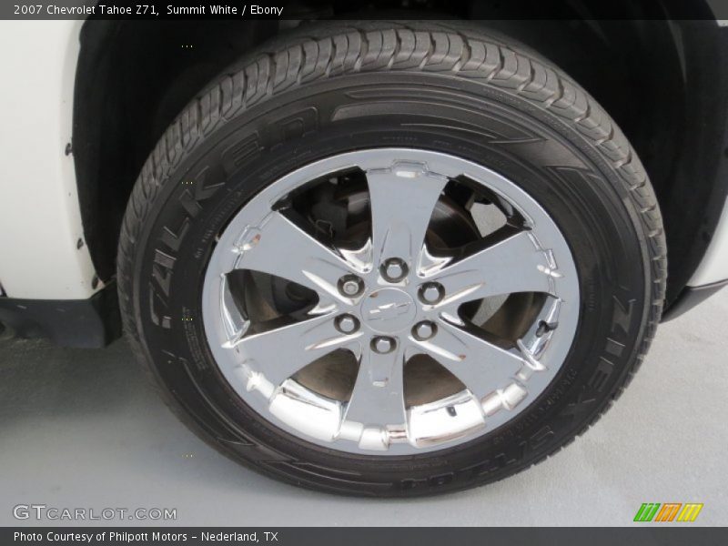 Summit White / Ebony 2007 Chevrolet Tahoe Z71