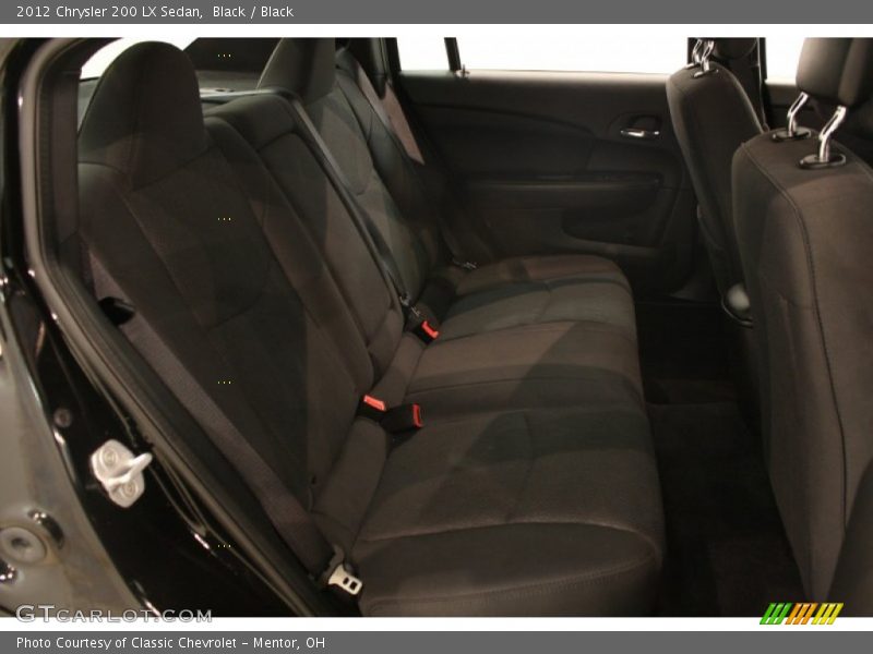 Black / Black 2012 Chrysler 200 LX Sedan