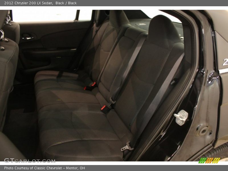 Black / Black 2012 Chrysler 200 LX Sedan