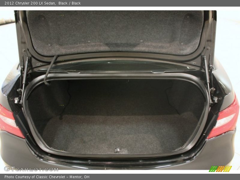 Black / Black 2012 Chrysler 200 LX Sedan
