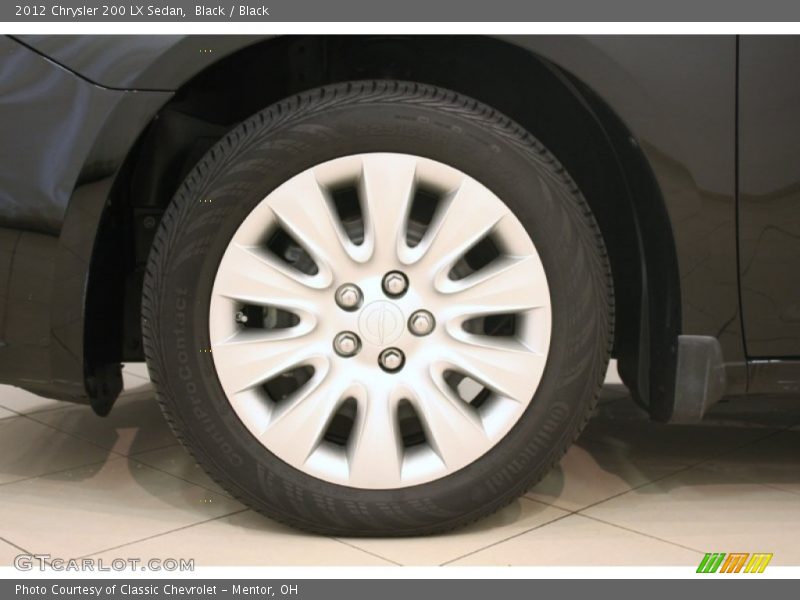 Black / Black 2012 Chrysler 200 LX Sedan