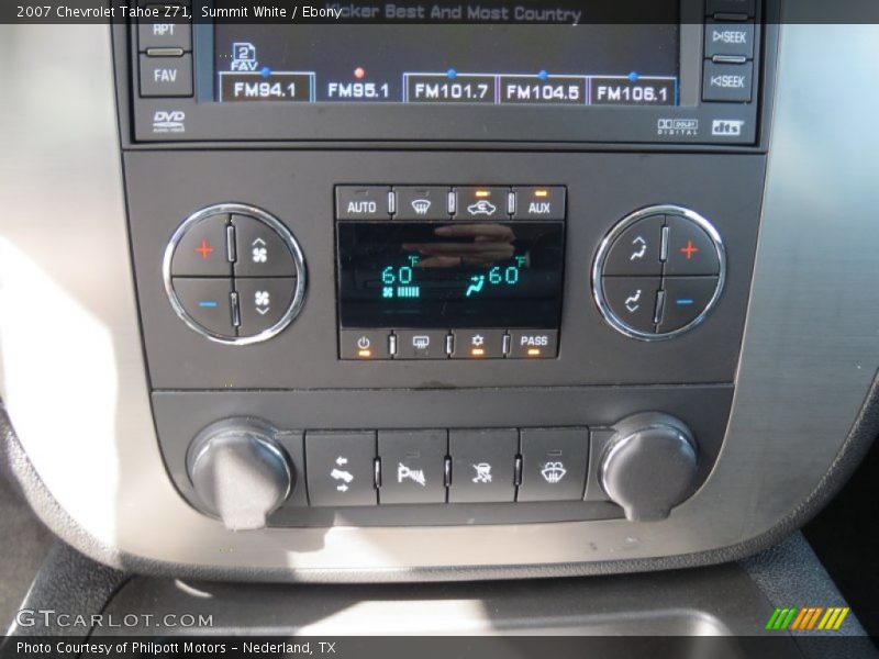 Summit White / Ebony 2007 Chevrolet Tahoe Z71