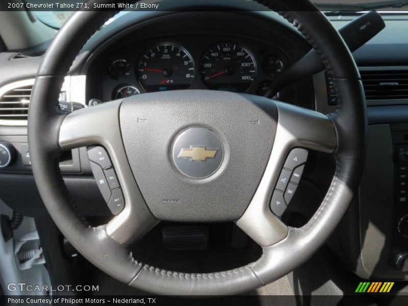 Summit White / Ebony 2007 Chevrolet Tahoe Z71