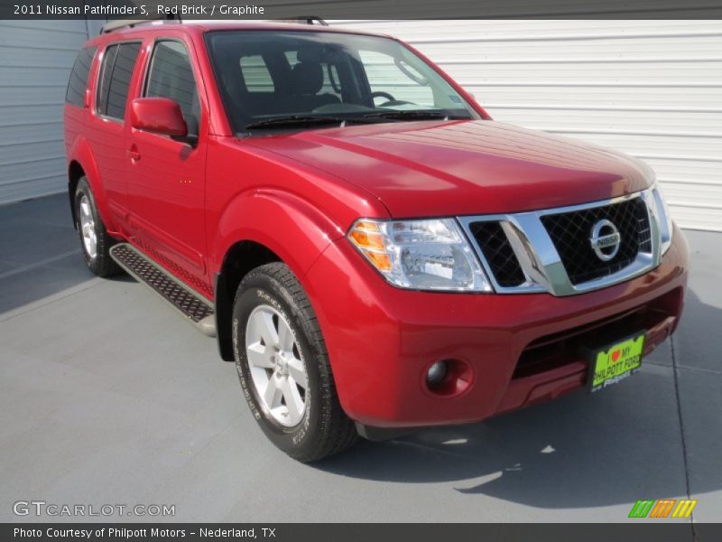 Red Brick / Graphite 2011 Nissan Pathfinder S