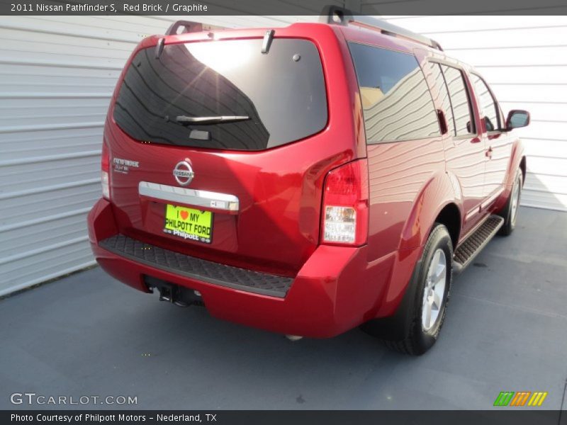 Red Brick / Graphite 2011 Nissan Pathfinder S