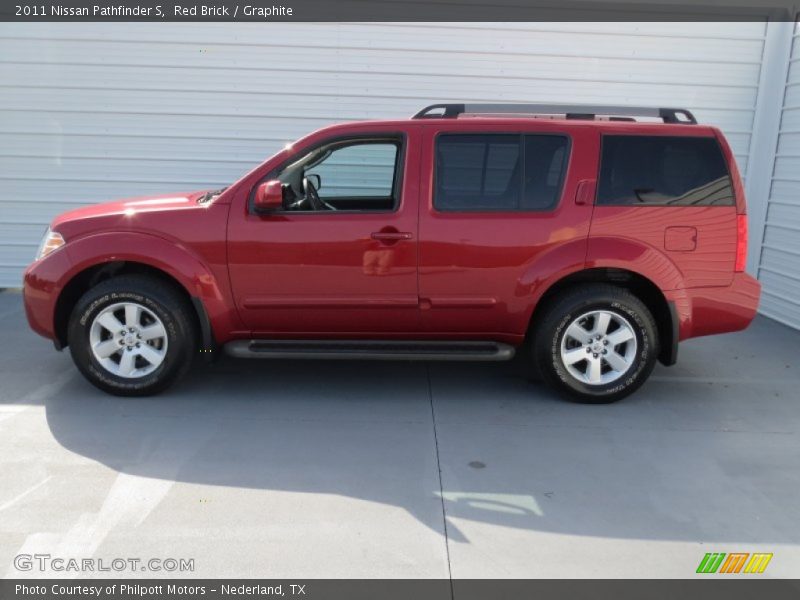 Red Brick / Graphite 2011 Nissan Pathfinder S