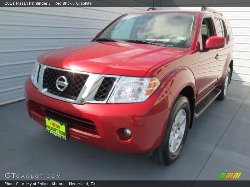Red Brick / Graphite 2011 Nissan Pathfinder S