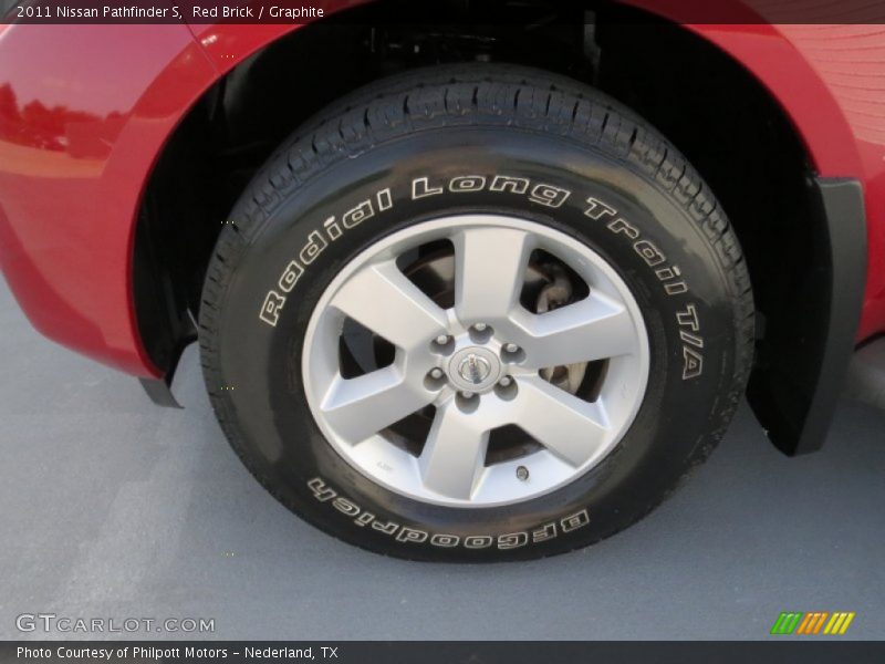 Red Brick / Graphite 2011 Nissan Pathfinder S