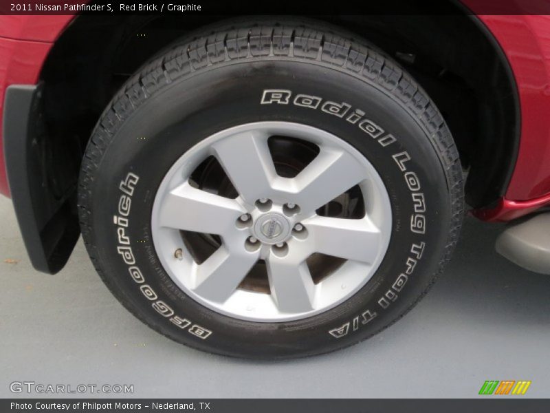 Red Brick / Graphite 2011 Nissan Pathfinder S