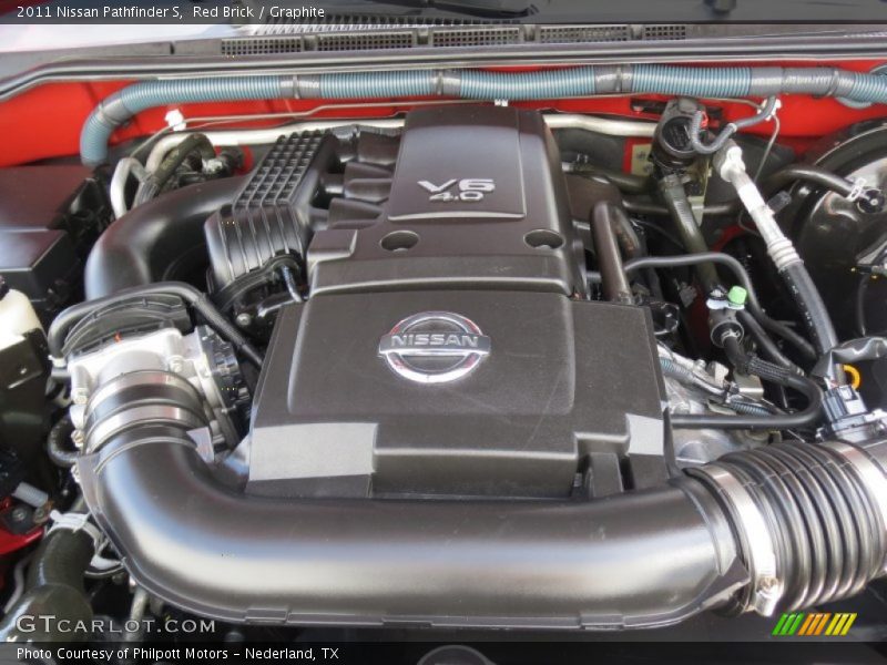 Red Brick / Graphite 2011 Nissan Pathfinder S