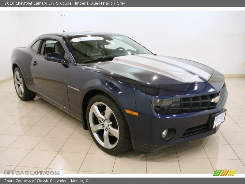 Imperial Blue Metallic / Gray 2010 Chevrolet Camaro LT/RS Coupe