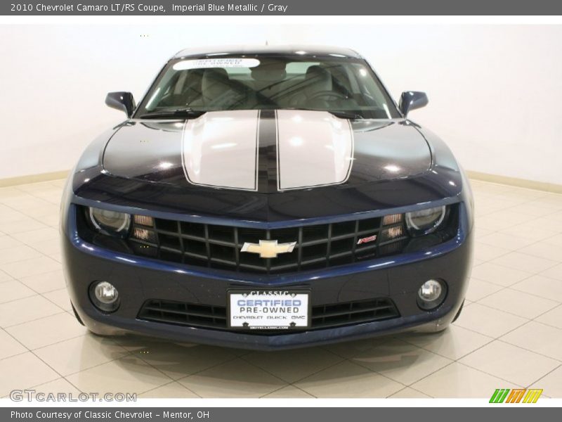 Imperial Blue Metallic / Gray 2010 Chevrolet Camaro LT/RS Coupe
